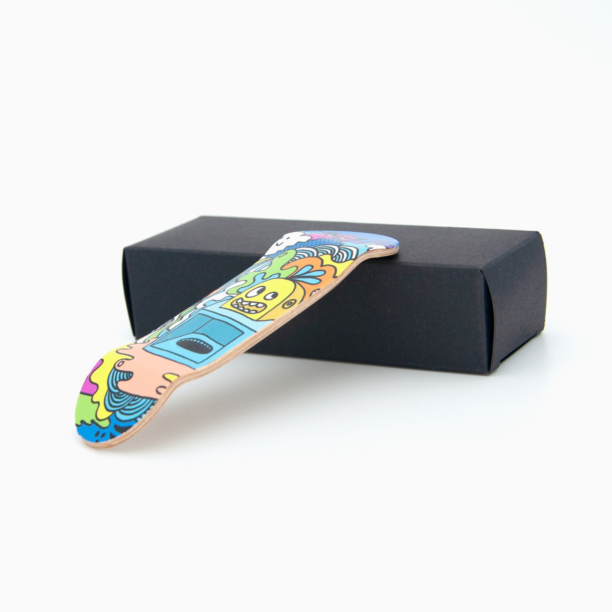 Real Wear Graphic Professional Fingerboard Deck - Doodle
